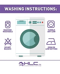 Hlc.me 2 Piece Semi Sheer Voile Window Curtain Drapes Grommet Panels for Bedroom