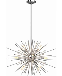 Volume Lighting Alice 12-Light Down Rod Chandelier