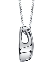 Sirena Diamond (1/10 ct. t.w.) Teardrop Pendant 14k White, Yellow or Rose Gold