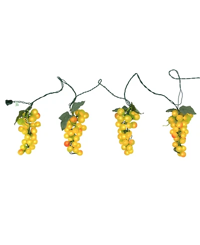 Northlight Set of 4 Clusters 100 Lights Tuscan Winery Grape Patio and Garden Novelty Christmas Light 20 Spacing