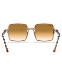 Ray-Ban Women's Sunglasses, RB1973 Square Ii - Trasparent Light Brown