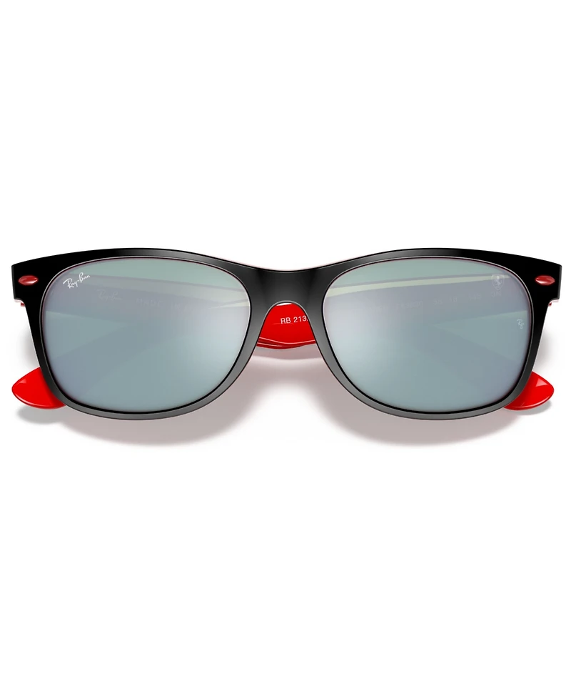 Ray-Ban Unisex Sunglasses, RB2132M Scuderia Ferrari Collection 55