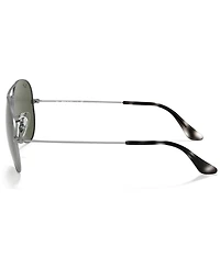Ray-Ban Unisex Sunglasses, Aviator Large Metal RB3025