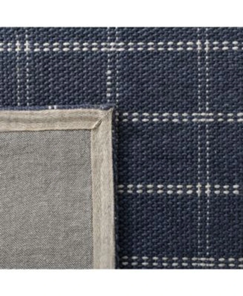 Lauren Ralph Lauren Tamworth Check Lrl6450d Navy Area Rug Collection