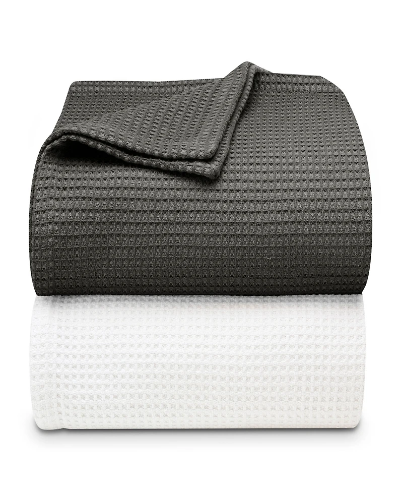 Vera Wang Waffleweave Blanket, Full/Queen