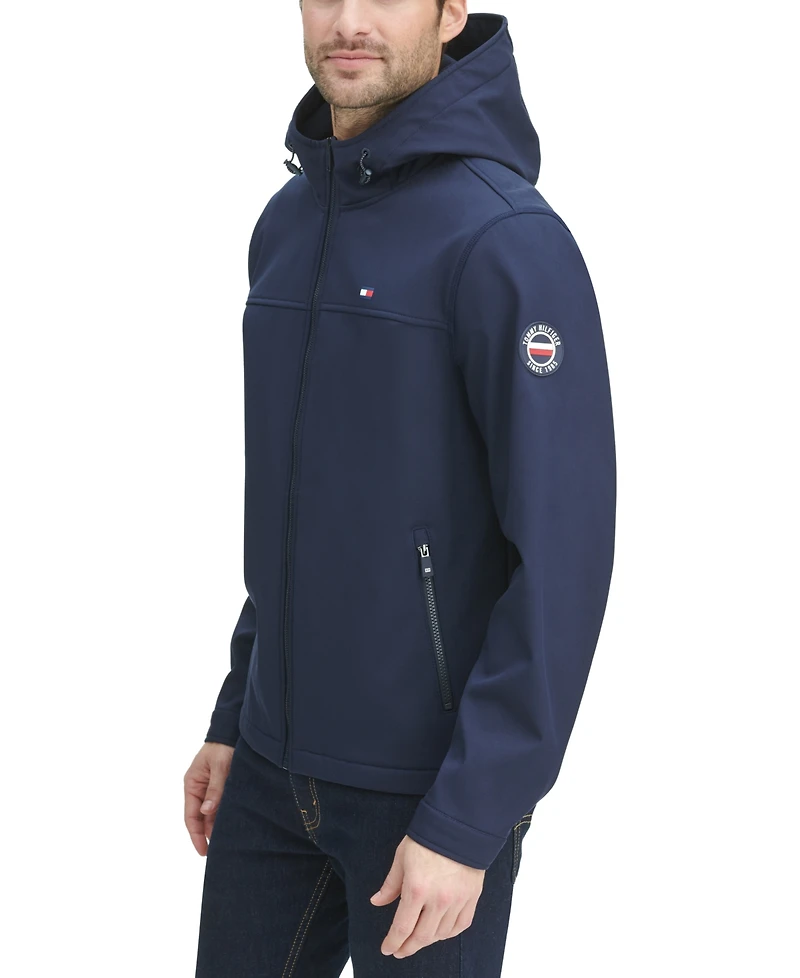 Tommy Hilfiger Men's Hooded Soft-Shell Jacket, Created for Macy's