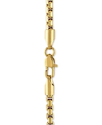 Esquire Men's Jewelry Diamond Cross 22" Pendant Necklace Gold Tone Ion-Plated Stainless Steel & Black Carbon Fiber, Created for Macy's (Also Bla