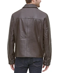 Cole Haan Men's Leather Jacket, Created for Macy's
