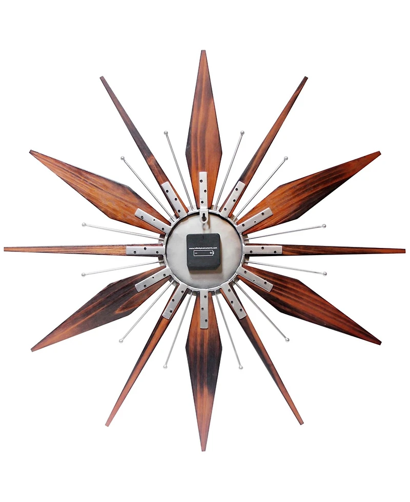 Infinity Instruments Starburst Wall Clock