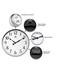 Infinity Instruments Round Wall Clock