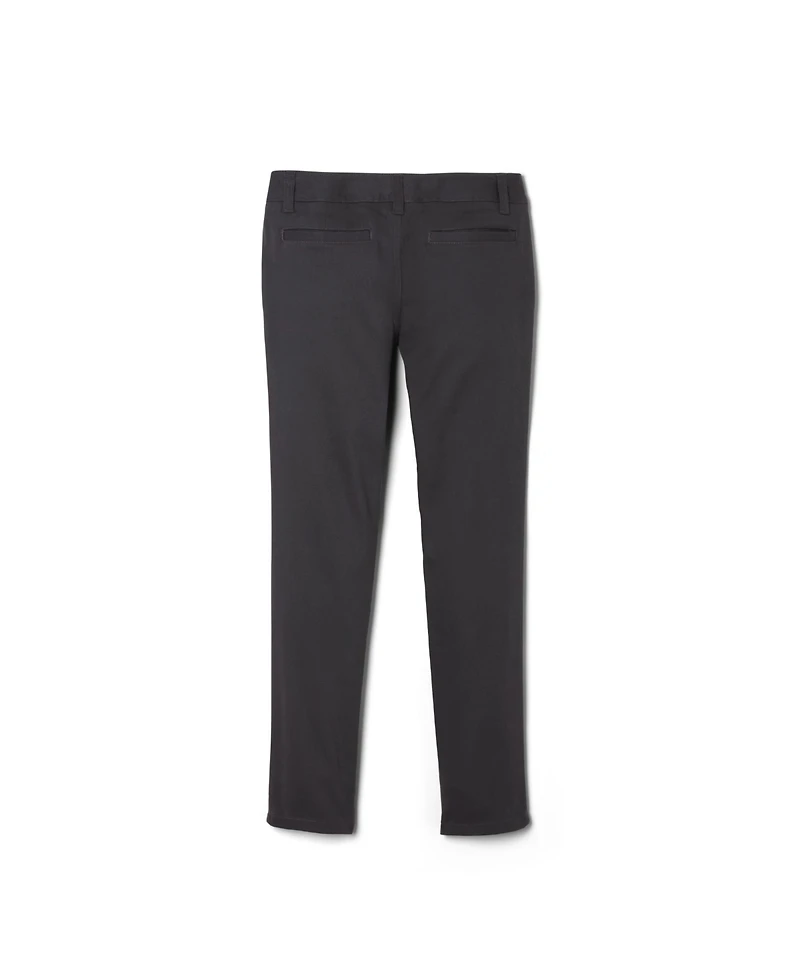 French Toast Little Girls Adjustable Waist Stretch Twill Skinny Pant