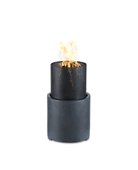 Danya B 22 inch Wood Burning Faux Stone Fire Column
