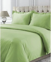 Tribeca Living 750 Thread Count Sateen Oversized Solid Duvet Cover Sets