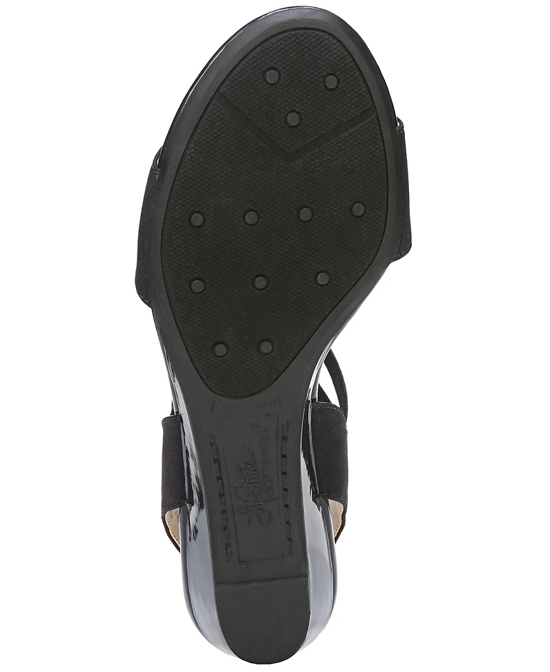 LifeStride Women's Yolo Ankle Strap Wedge Sandals