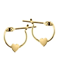 Children's Heart Earrings in 14k Yellow Gold