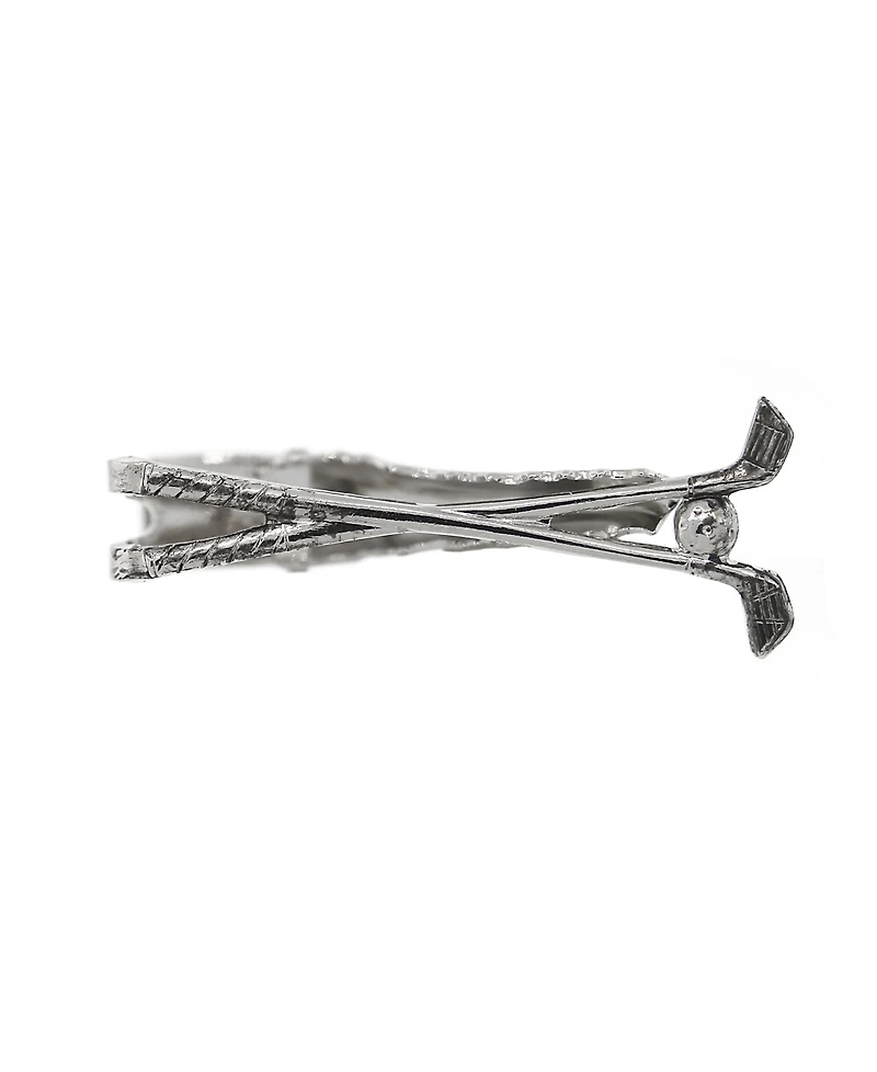 1928 Jewelry Silver-Tone Golf Tie Bar Clip