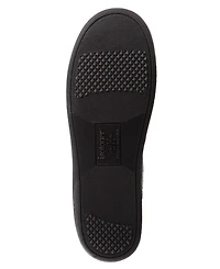 Isotoner Men's Preston Heather Knit Moccasin Slippers