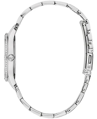 Bulova Women's Crystal Stainless Steel Bracelet Watch 32mm, Created for Macy's