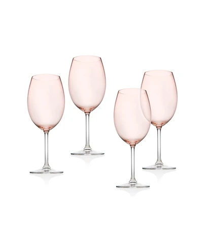 Godinger Meridian Blush White Wine - Set of 4