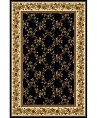 Closeout Km Home Navelli 1427 Black Area Rug Collection