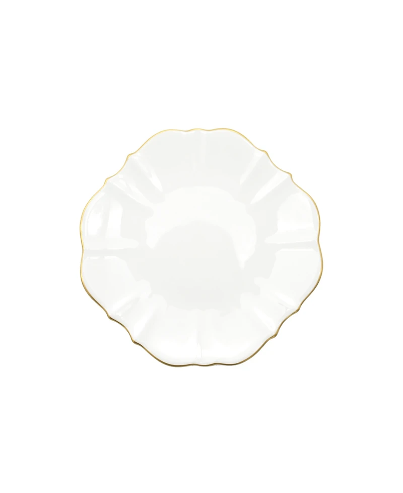 Twig New York Amelie Brushed Gold Rim 6.5" Bread Plate