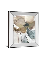 Classy Art Watercolor Poppy I by Carol Robinson Mirror Framed Print Wall Art - 22" x 26"