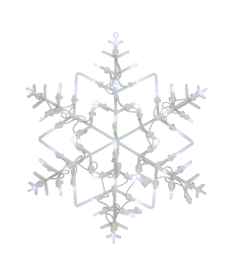 Northlight 16" Led Lighted Snowflake Christmas Window Silhouette Decoration
