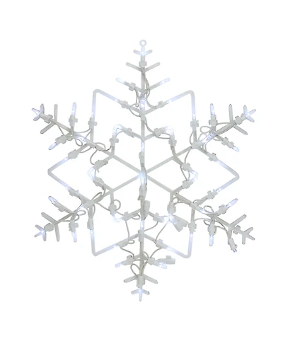 Northlight 16" Led Lighted Snowflake Christmas Window Silhouette Decoration