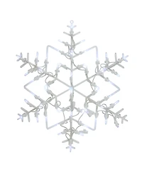 Northlight 16" Led Lighted Snowflake Christmas Window Silhouette Decoration