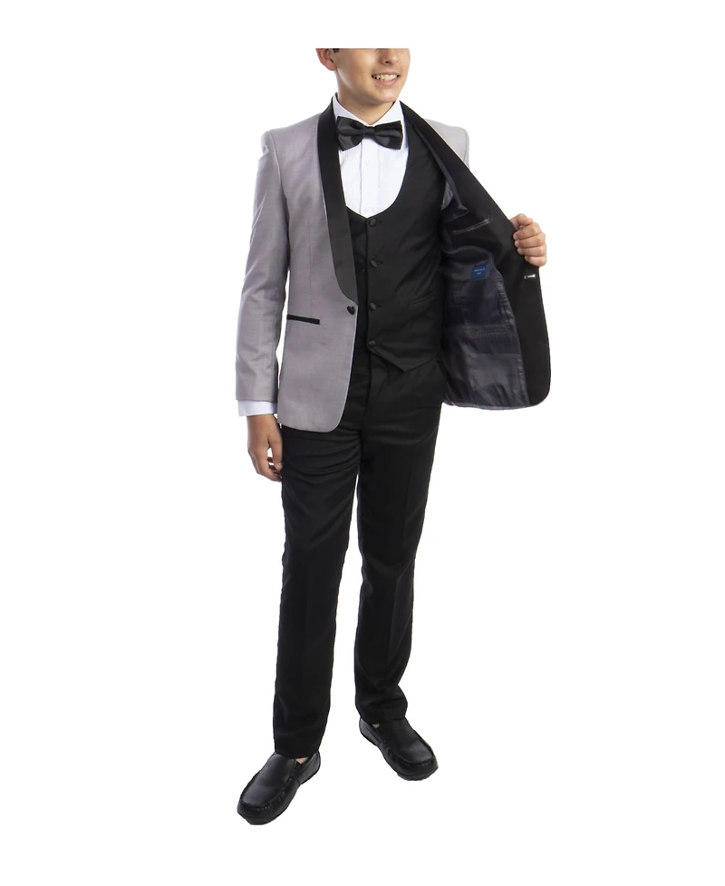 Perry Ellis Toddler Boy's 5-Piece Slim Fit Shawl Tuxedo Set