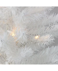 Northlight 3' Pre-Lit Led Snow White Medium Artificial Christmas Tree - Clear Lights