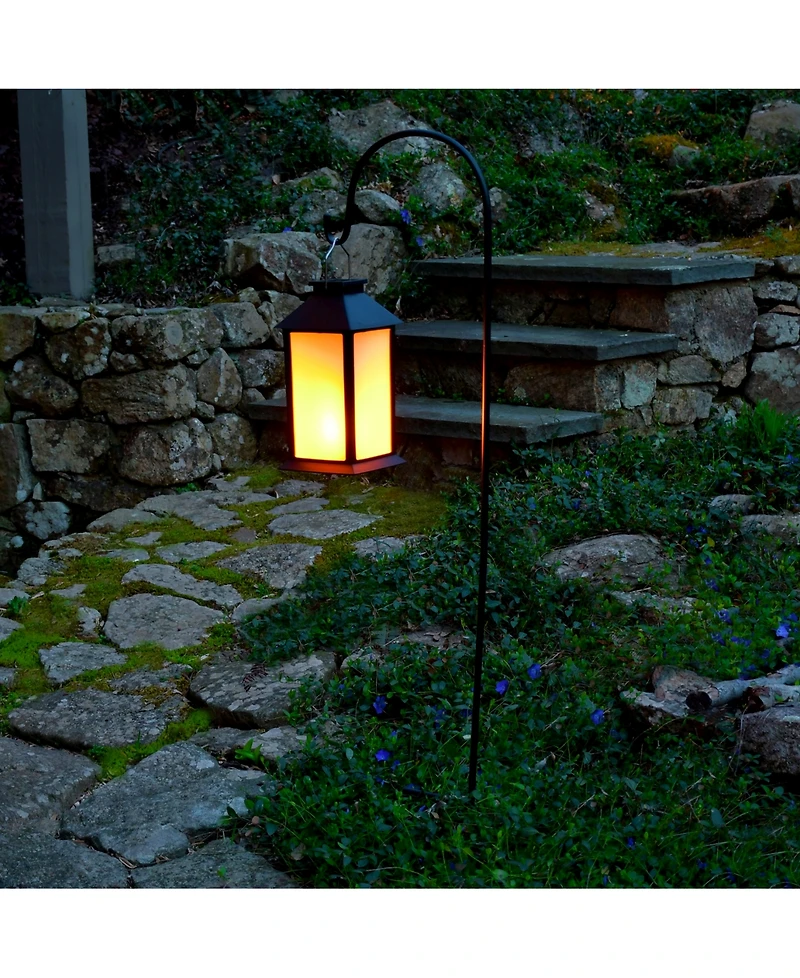 Lumabase Solar Powered Flame Effect Lantern