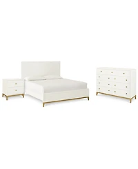 Chelsea 3-Pc. Bedroom Set (Queen Bed, Dresser, Nightstand)
