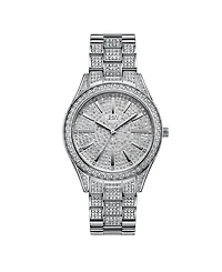 Jbw Women's Cristal Diamond (1/8 ct. t.w.) Watch in Stainless Steel Watch 38mm
