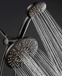 AquaDance High-Pressure 48-Setting Dual Shower Head Combo with Extra-long 6 Foot Hose