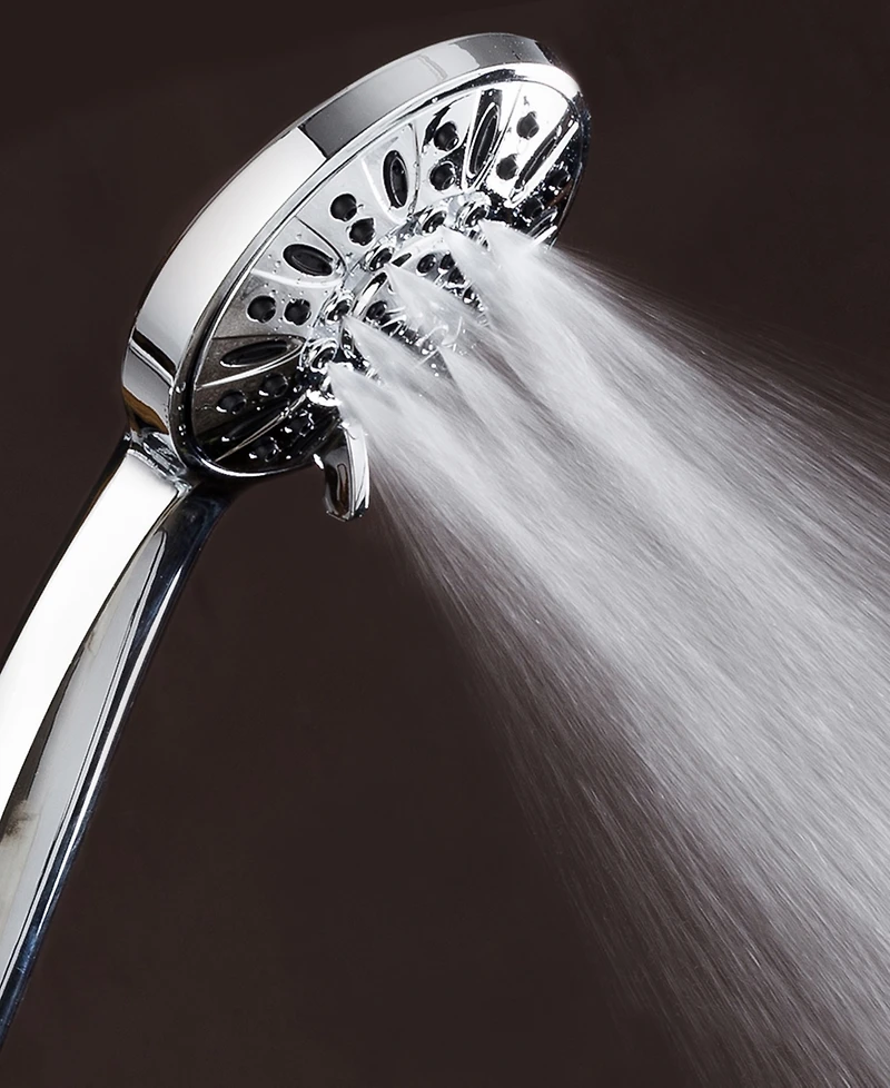 AquaDance 28-inch Drill-Free Stainless Steel Slide Bar Combo Shower Head