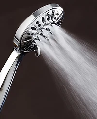 AquaDance 28-inch Drill-Free Stainless Steel Slide Bar Combo Shower Head