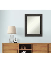 Amanti Art Rustic Plank Framed Bathroom Vanity Wall Mirror