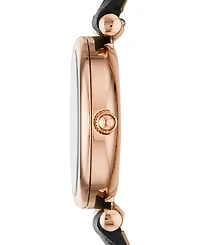 Fossil Women's Carlie Mini Leather Strap Watch 28mm
