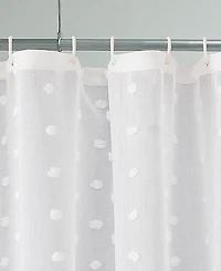 L'Auberge 3D Snowball Shower Curtain, 70" x 72