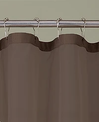 Spa 251 Waffle Complete Shower Curtain With Detachable Liner, 70" x 72"
