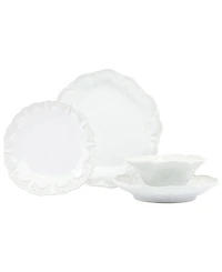 Vietri Incanto Stone Lace 4 Piece Place Setting