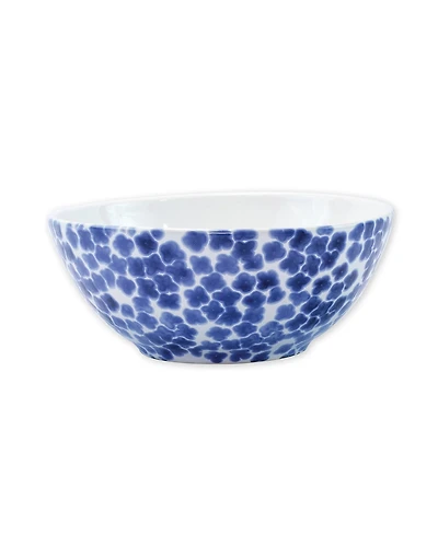 Vietri Santorini Flower Small Serving Bowl