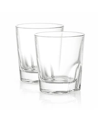 JoyJolt Carina Old Fashioned Whiskey Glasses Set of 2