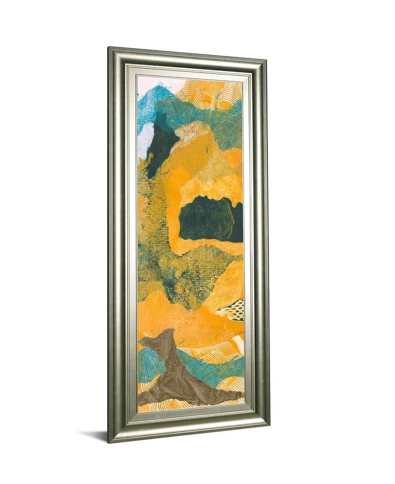Classy Art Mountain Shapes I by Carolyn Roth Framed Print Wall Art, 18" x 42"