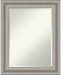 Amanti Art Parlor Silver-tone Framed Bathroom Vanity Wall Mirror
