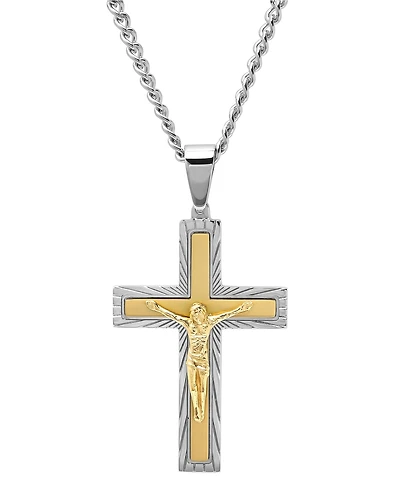 Macy's Men's Crucifix Pendant Necklace