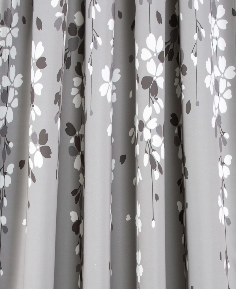 Weeping Flower Light Filtering Window Curtain Panels