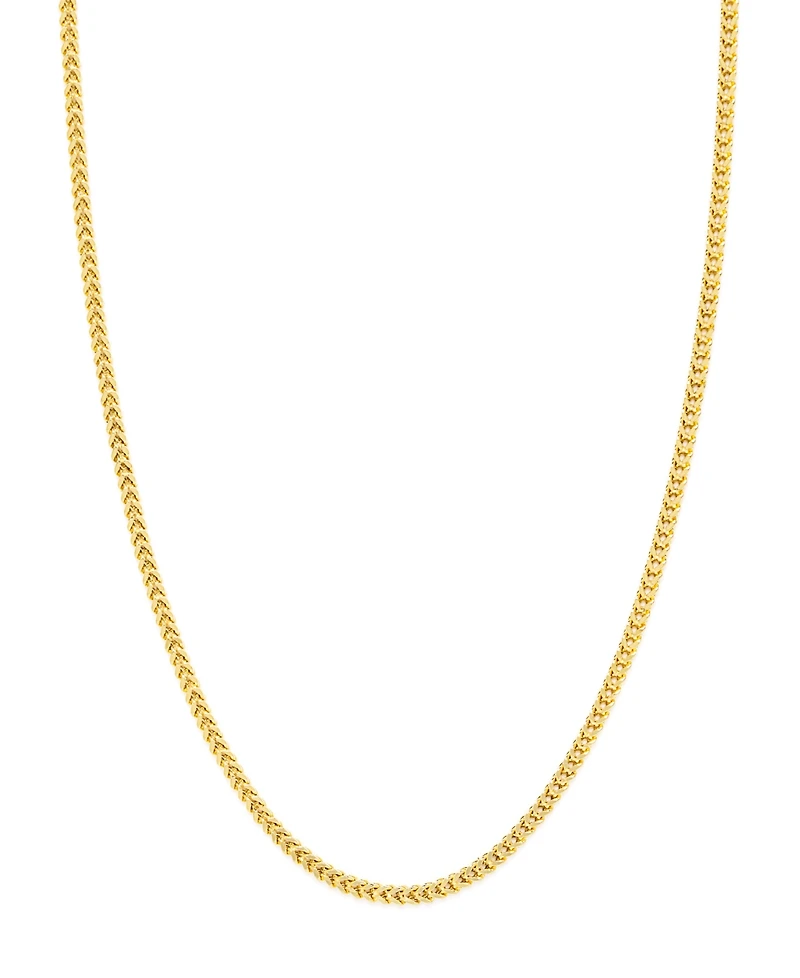 22" Franco Chain Necklace (1-7/8mm) in 14k Gold