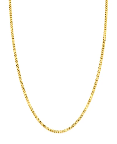 22" Franco Chain Necklace (1-7/8mm) in 14k Gold